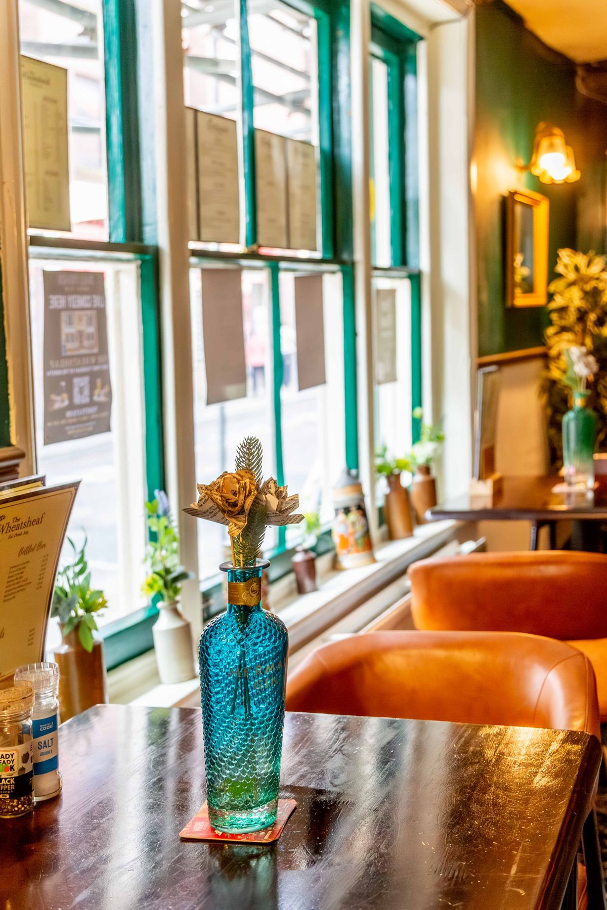 At the bar — The Wheatsheaf