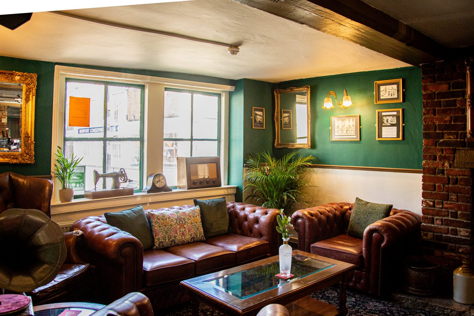 At the bar — The Wheatsheaf